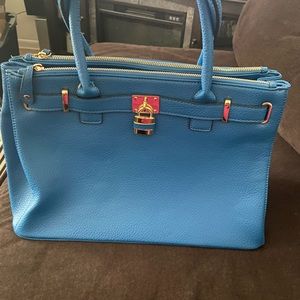 Royal blue satchel